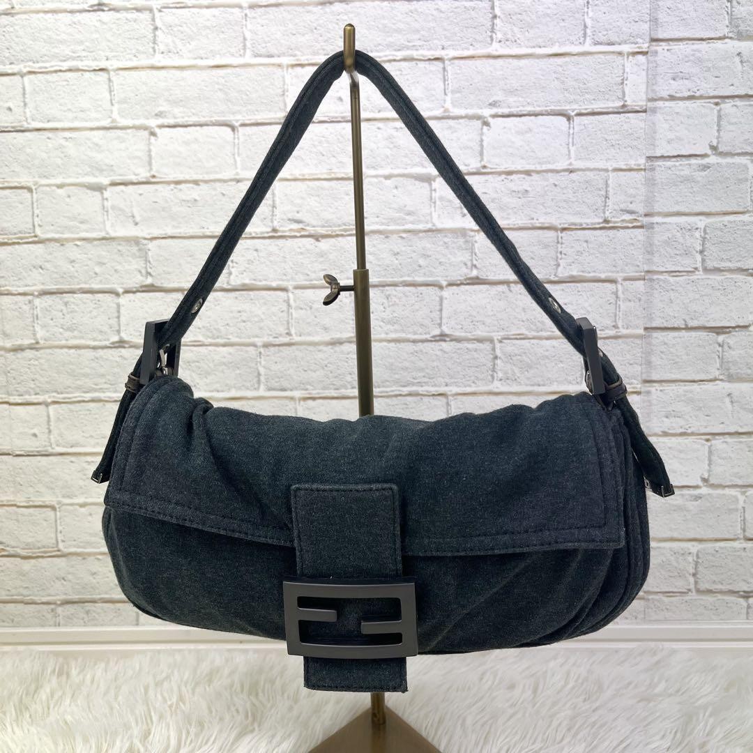 SAINT LAURENT Borsa a tracolla FENDI mamma secchiello logo FF usata