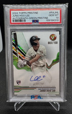 2024 Topps Pristine Jung Hoo Lee Green /150 Auto #PA-JHL Rookie RC PSA 10 Giants