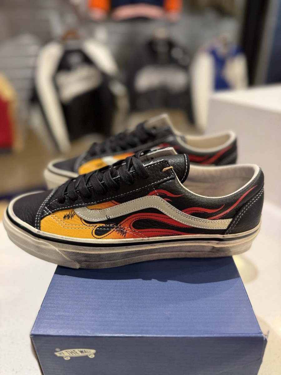 Vans Old Skool 36 Archive Flame Black “VN000D9RCJK” Brand New Size