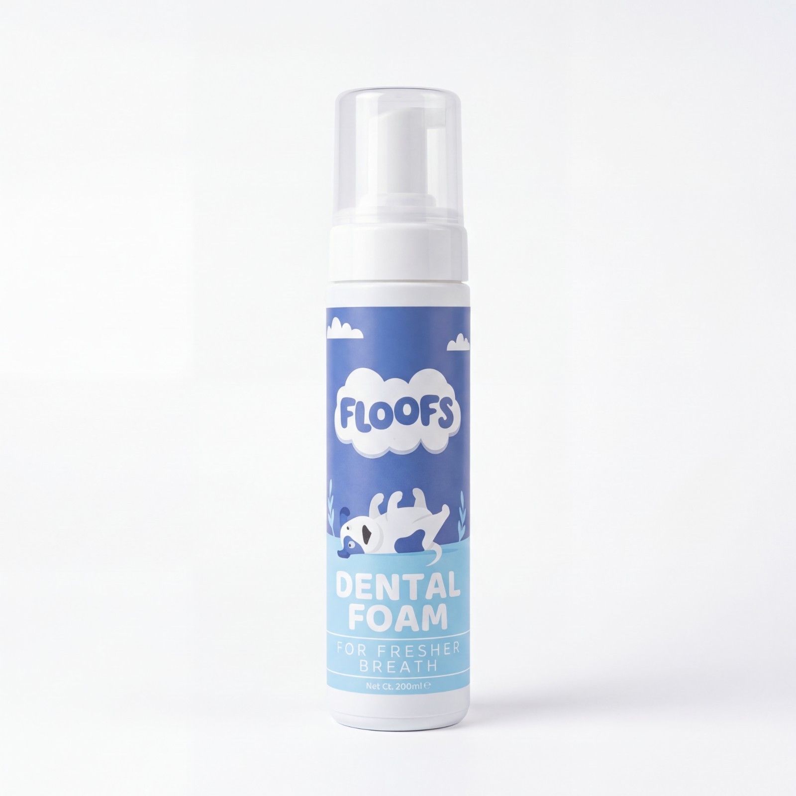 Floofs Dog Dental Foam | Breath Freshening Foam for Dogs | Helps Fight Plaque
