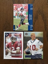 2002-2005 Houston Texans QB Lot David Carr Banks Graham Topps Upper Deck Playoff