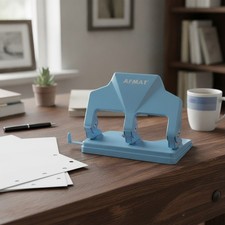 3 Hole Punch Heavy Duty, 40-Sheet Three Hole Punch, 50 Reduced Effort, 3 Hol...