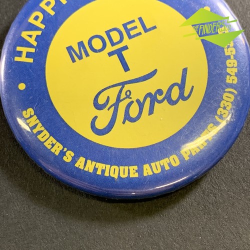 VINTAGE "HAPPINESS IS A MODEL T FORD" SNYDER'S ANTIQUE AUTO PARTS OHIO