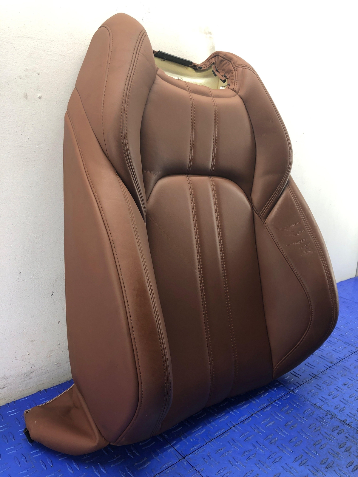 2017-2021 MASERATI QUATTROPORTE FRONT LEFT UPPER HEATED SEAT CUSHION BROWN OEM