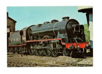 LMS 4-6-0 Royal Scot Class No 6115 ''Scots Guardsman'' - Vintage Eisenbahn Postkarte