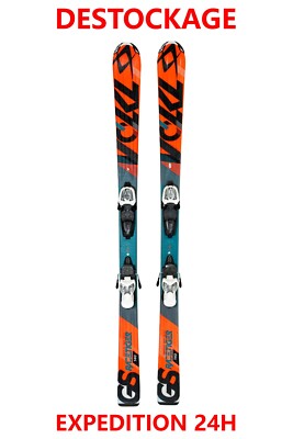 Gebrauchte Kinder-Alpinski VOLKL ''RACE TIGER'' Orange 150 cm mit Bindungen
