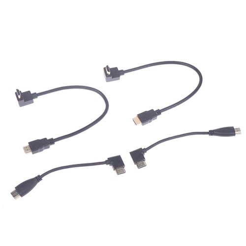 High Speed 4K HDMI 2.0 Cable 90 Degree Angled Extension Cable For PS4 TV} NN - Afbeelding 11 van 17