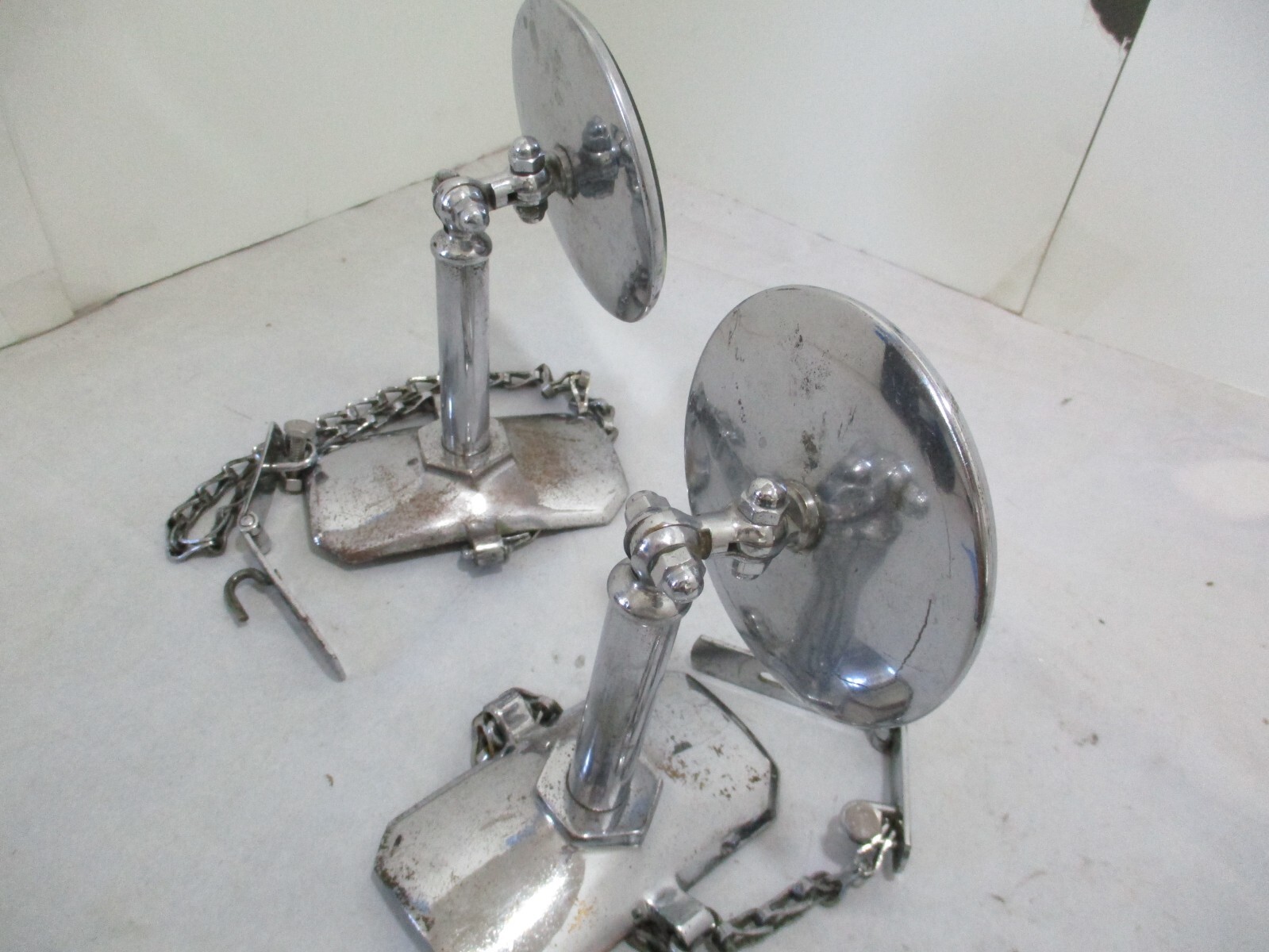 Rolls-Royce Bentley side mount mirrors  (used on British cars from 20's
