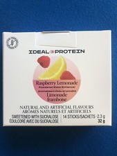 Ideal Protein Raspberry Lemonade Powdered Water Enhancer - 14 Packets EXP 7/27