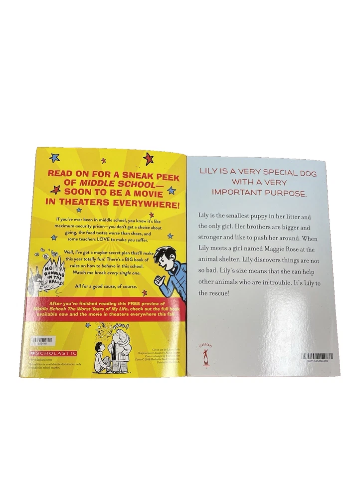 Лот из 6 книг для детей Scholastic — плохие парни Джеймс Паттерсон, Джуди Блум и другие - Изображение 4 из 4