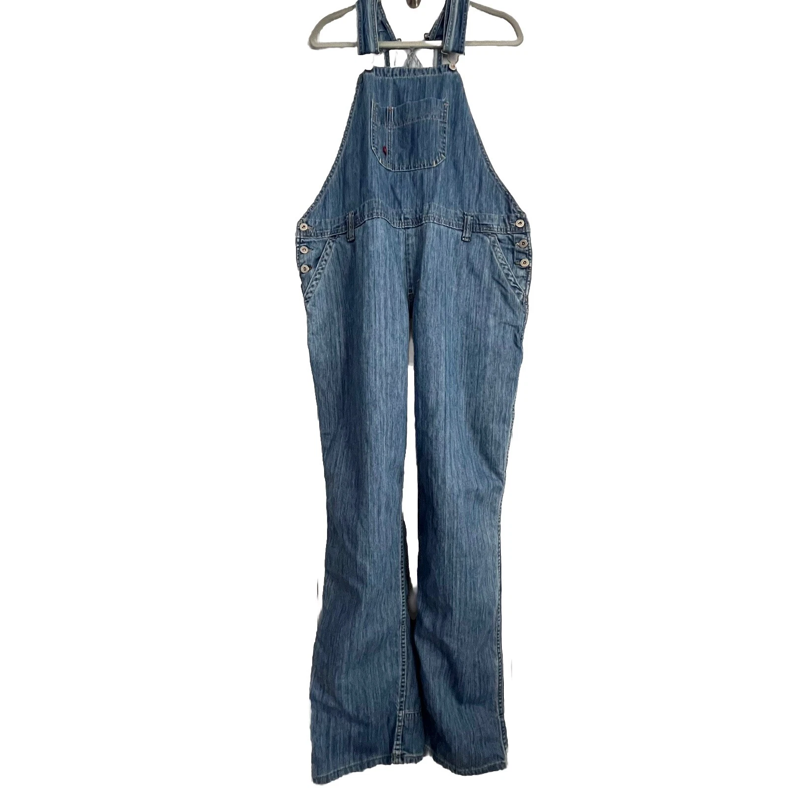 Dickies Bib Overalls Carpenter Construction Work Farm Outside Blue Unisex Size L
Opens in a new wind