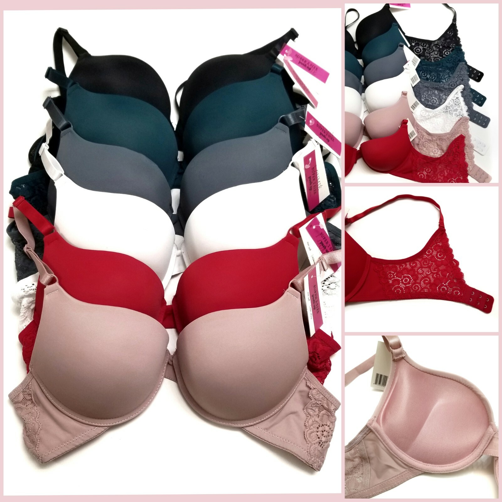 Extreme Ultimate Padding Power Lift Add 2 Cup Sizes BRAS DOUBLE Push Up Bra  1290 - Conseil scolaire francophone de Terre-Neuve et Labrador