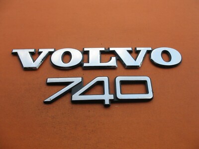 83 84 85 86 87 88 89 90 91 VOLVO 740 REAR EMBLEM LOGO BADGE SIGN