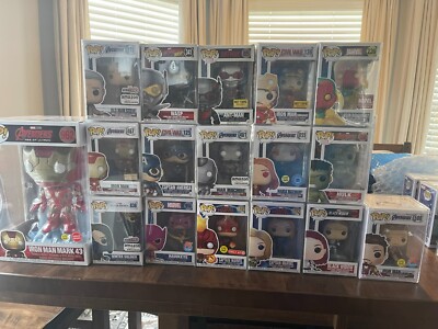 MASSIVE Marvel Avengers FUNKO Pop Lot!!!  17 Total Pops!!! 