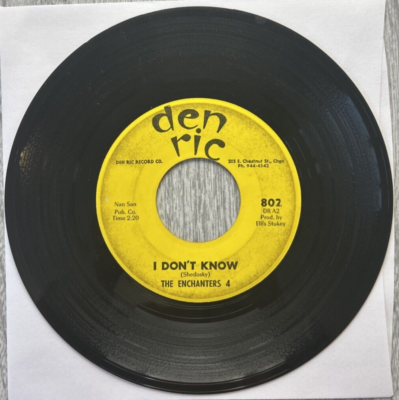 #ad #ad THE ENCHANTERS 4 quot;I Don#x27;t Know Like Tuffquot; 1964 7quot; 45rpm Single Den Ric ‎– 80 $65.95