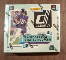 2022 Panini Clearly Donruss Football NFL Hobby Box (Brock Purdy RC!)