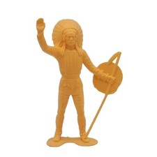 MARX TOY Indian Chief Large 6" Plastic 1964 Vintage