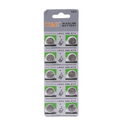 5 BATTERIE A BOTTONE PILE AG12 1,5v SR43 LR1142 SR1142 386 5 BATTERIE A BOTTONE PILE AG12 1,5v SR43 LR1142 SR1142 386