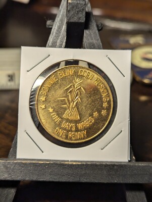 1983 GRAND LODGE OF AF & AM of Maryland - Bonnie Blink Corn Husking ONE PENNY
