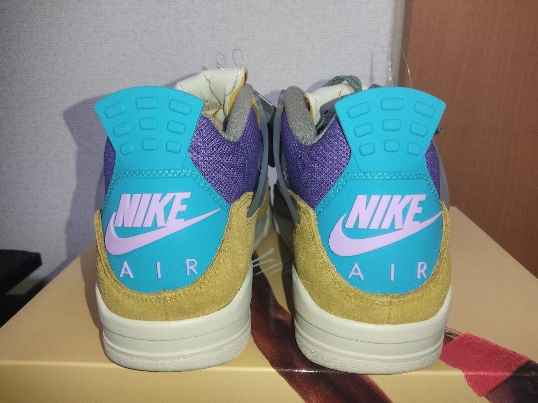 Nike Air Jordan 4 Union LA Retro Desert Moss DJ5718-300 UK9 28cm  