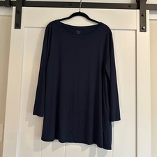 DAILY RITUAL Oversized Navy Blue Top Size XL