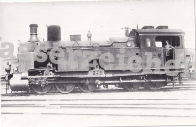 Orig.Foto E n2-Verschiebelok Nr. 8003 Erfurt KPEV, T15 System Hagans (BW856)