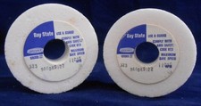 BAY STATE GRINDING WHEEL, 9A60K5V22, 2-1/4 X 3/4 X 5/8, MAX RPM 11035, LOT OF 2