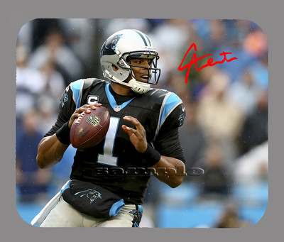 Cam Newton Carolina Panthers Facsimile Autographed Mouse Pad Item#2748 