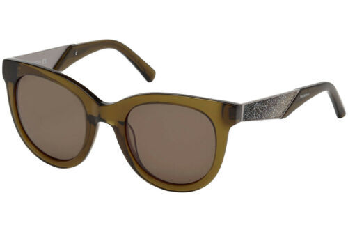 Swarovski SK0168 Womens Plastic Sunglass 45F Shiny Light  display picture 1