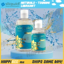 Sliquid TSUNAMI Naturals H2O Water Lubricant🍯Ultra Thick Paraben Free Sex Lube