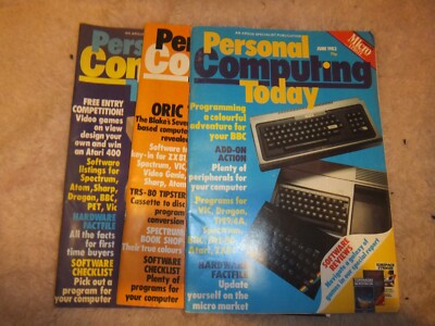 Personal Computing Today Issues x3 von 1983 - Vintage Computing