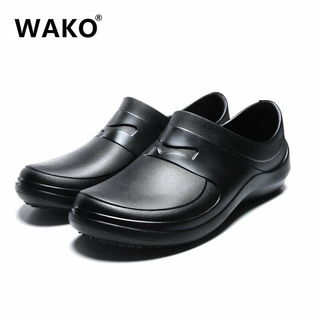 black non slip kitchen shoes