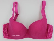 NWT Cosabella NEVER1172 "Never Say Never Demie" Demi Underwire Mesh Bra Pink 32D
