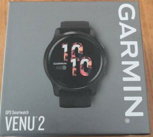 Garmin Venu 2 Smartwatch schwarz in versiegelter Originalverpackung | eBay