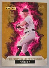 2022 Wild Card Matte Gold National VIP Rising Heat Aaron Shortridge Pink SP /8