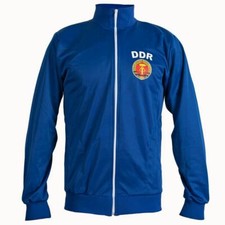 Kinder Osten Deutschland DDR Jacke 1970's Retro Fußball Jacke Trainingsanzug Rv