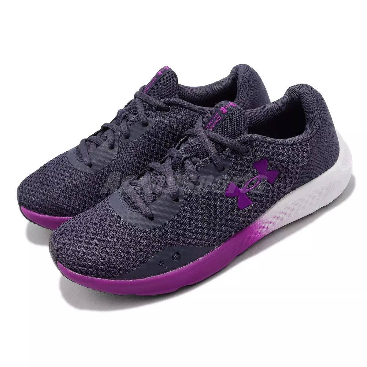 Under armour sales purple womens shoes