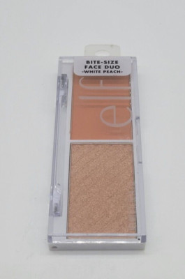 E.L.F. BITE SIZE FACE DUO WHITE PEACH 28251 ON-THE-GO CHEEKY GLOW