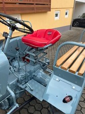 EICHER Sitzkissen Traktorkissen Sitz Trecker rot mit Eicher Diesel-Logo 