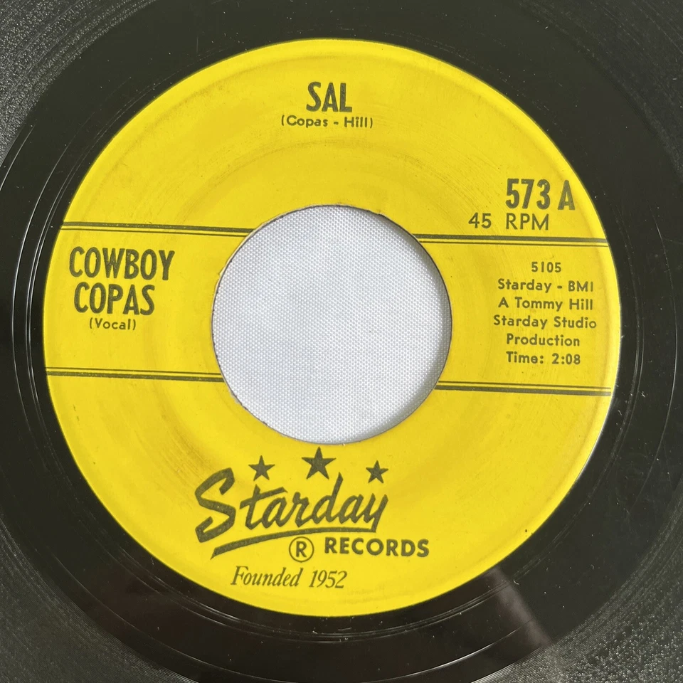 COWBOY COPAS Vinyl Lot - 4 Singles VG+ Classic Country STARDAY KING Records - Image 4 of 4