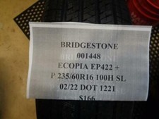 1 New Tire Bridgestone Ecopia Ep422 P 235 60 16 100h Sl 1448 1 New Tire Bridgestone Ecopia Ep422 P 235 60 16 100h Sl 1448