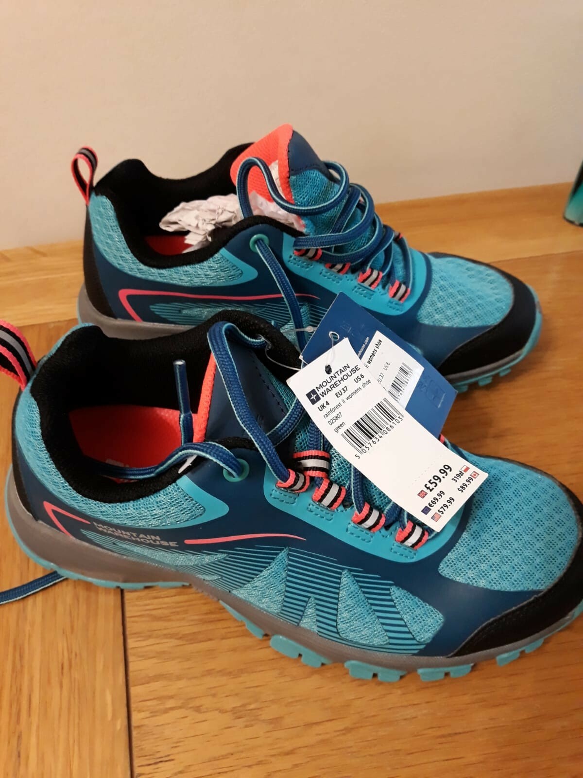 Mountain Warehouse Shoes size 4 Boots Trainers RRP £59.99 New