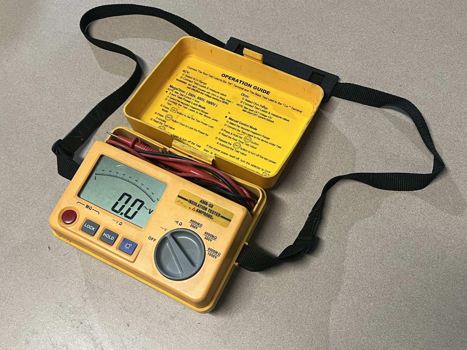 Amprobe - AMB-50 - Industrial High-Voltage Insulation Tester - USED - PRE-OWNED