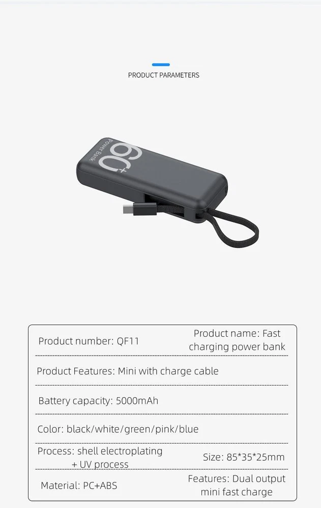 Power Bank 5000mah Mobile Phone Plastic Mini Multicolor 1-usb 5v Backup Power Bank 5000mah Mobile Phone Plastic Mini Multicolor 1-usb 5v Backup