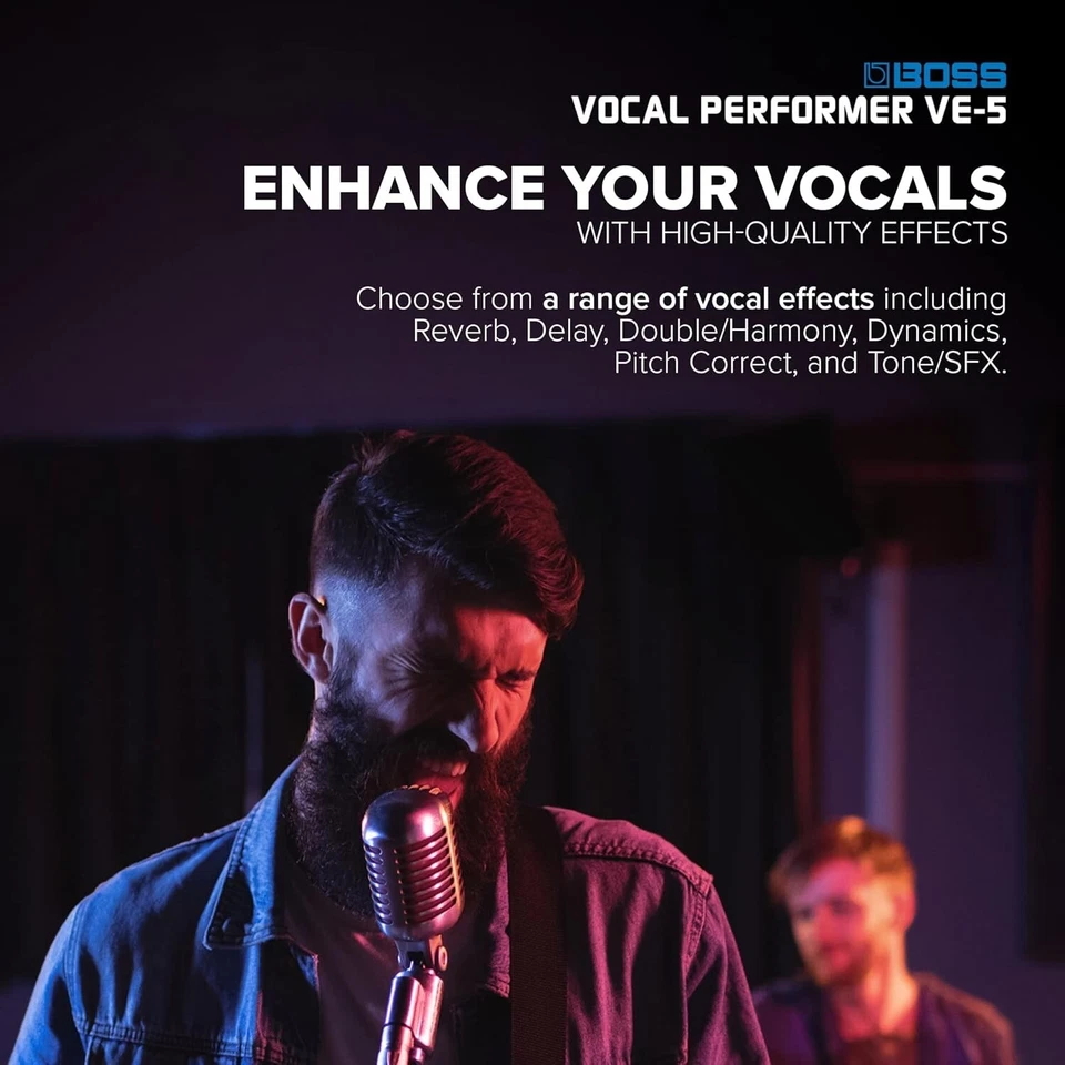 Boss VE-5-RD Vocal Performer Effects Processor Red Vocal Effect Easy operation - Image 4 of 4