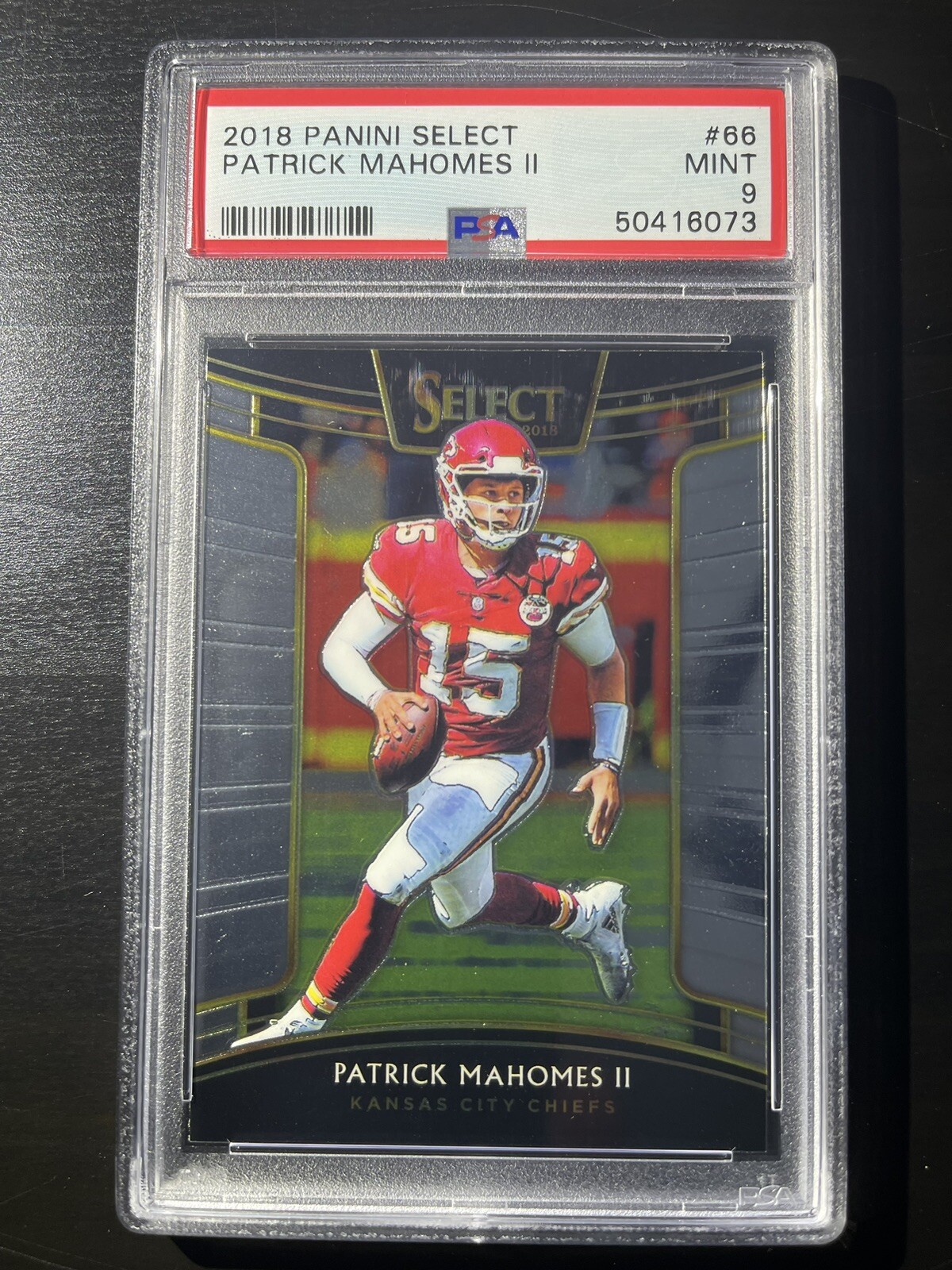 2018 Panini Select #66 Patrick Mahomes II Concourse PSA 9 Chiefs 2nd Yr