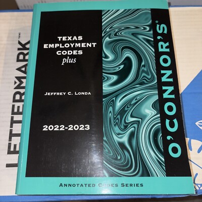 Texas Employment Codes Plus 2022-2023