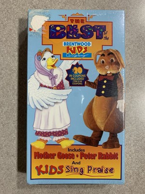 New! Best of Brentwood Kids Company (VHS, 1995) Sing Praise Mother Goose RARE
