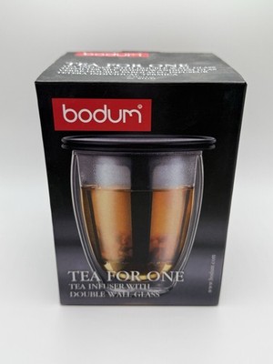 Bodum Tea For One Tea Infuser Double Wall Glass