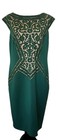 Tadashi Shoji Sz 16 Sheath Embroidered Sleeveless Cocktail Holiday Dress BNWT